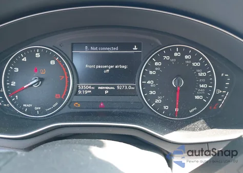 2017 Audi A4 2.0T Premium from USA, damaged, VIN WAUGNAF44HN056891